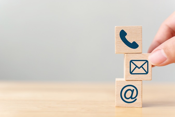 問い合わせ縦ブロック