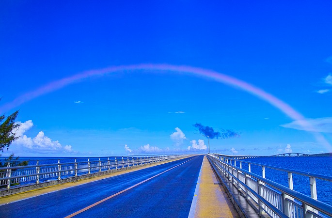 橋と虹